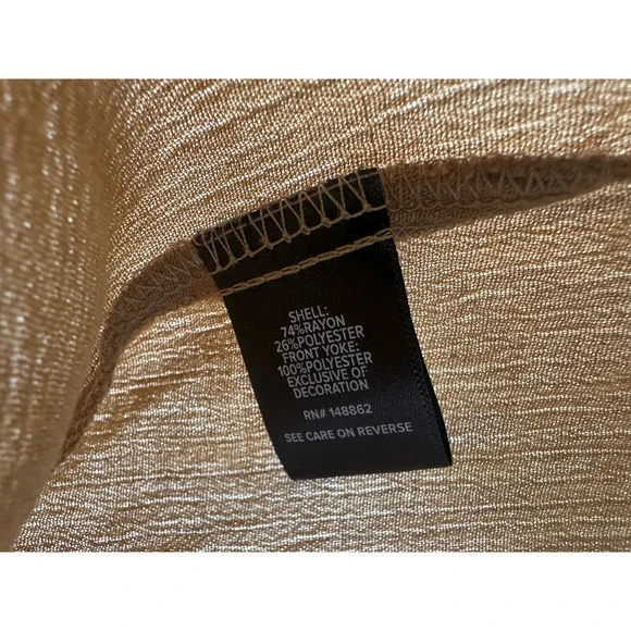 Torrid Washable Crinkle Gauze Yoke Flutter SS Top Plus Size 2 2X Boho Festival - Picture 11 of 14